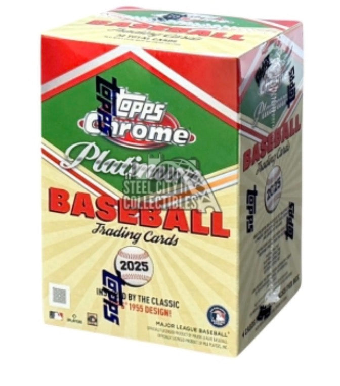 2025 Topps Chrome Platinum Baseball Blaster Box