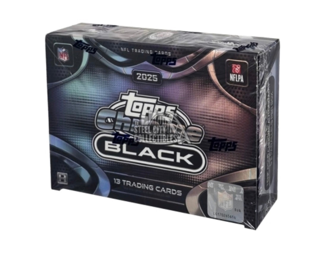2025 Topps Chrome Black Football Hobby Box