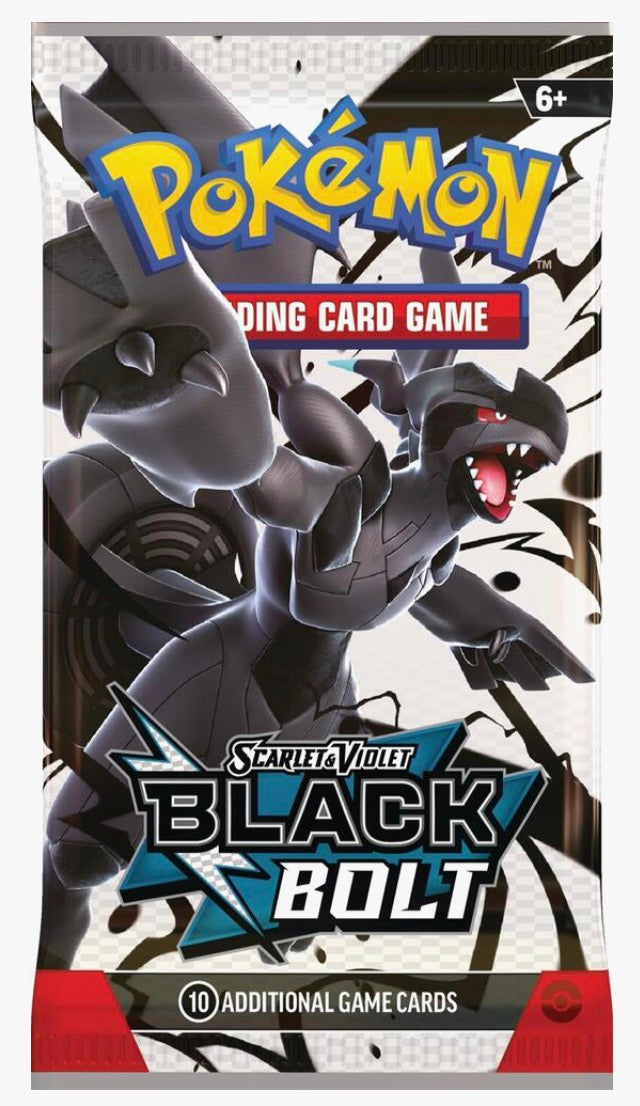 Pokemon Black Bolt Booster Pack - SV: Black Bolt (BLK)